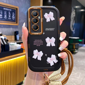 Ốp Lưng Realme C65 Case Thời trang Với Lanyard