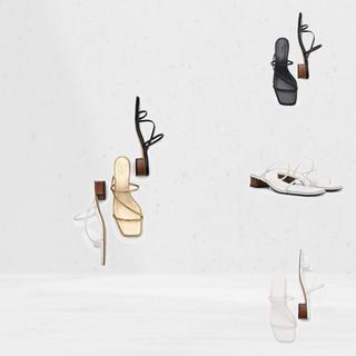 Giày PEDRO Erna Leather Heel Sandals - PW1-25480281 chính hãng đủ bill