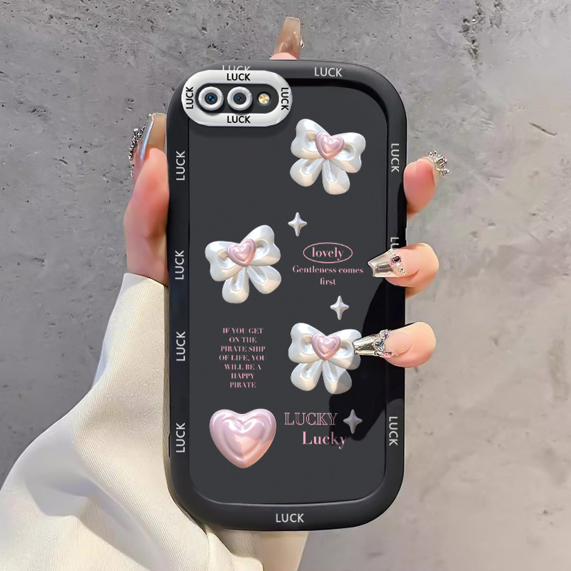Ốp Lưng Realme C2 C2s OPPO A1K Silicon Case Hoạt hình Bowknot