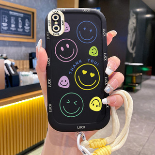 Ốp Lưng iPhone X Xs Xr Xs Max 7 Plus 8 Plus Case Mặt cười Với Lanyard