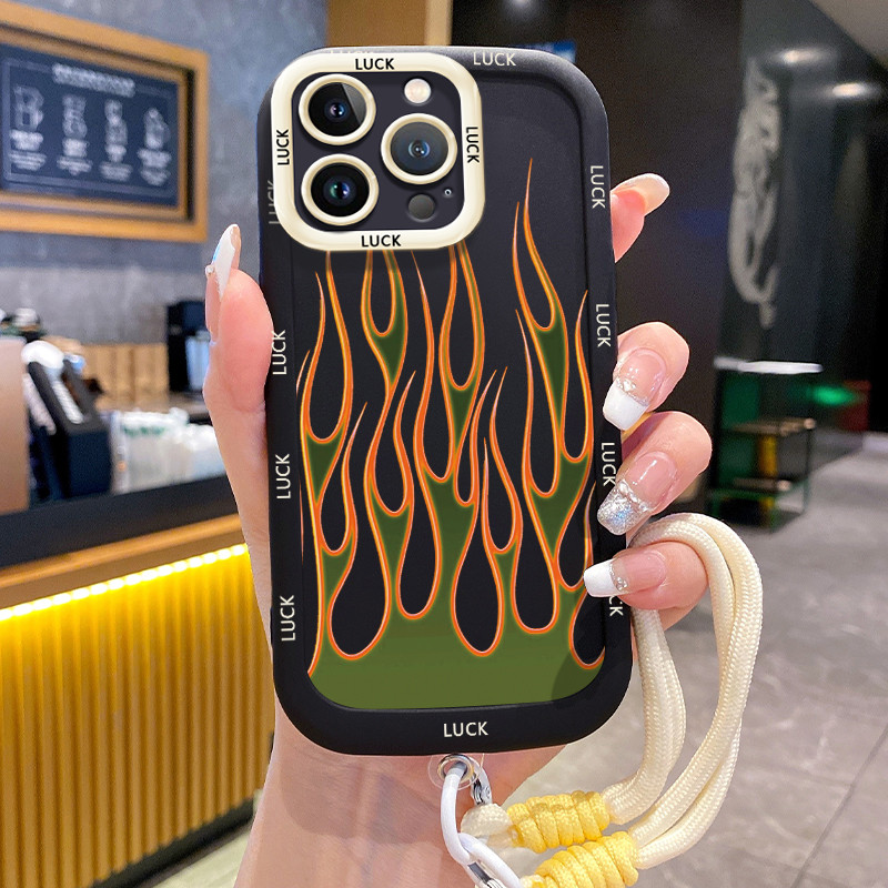 Ốp Lưng iPhone 11 11 Pro 11 Pro Max 12 12 Pro 12 Pro Max 13 13 Pro 13 Pro Max Case Thời trang Với Lanyard