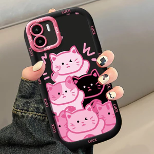 Ốp Lưng Xiaomi Redmi A1 A2 Silicon Case Mèo Dễ thương