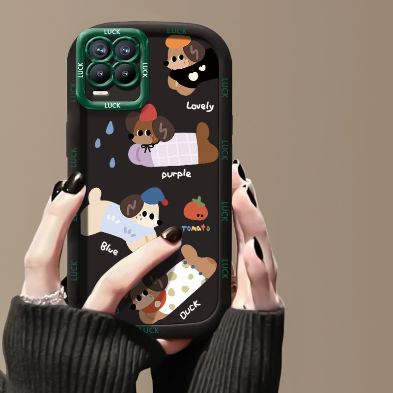 Ốp Lưng Realme 8 8i 8 Pro Narzo 50 4G Silicon Case Chó Nhỏ Dễ thương