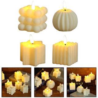 [FUXIN] Thực tế cho Cube LED Ngọn nến mã không cháy Trang trí ngày lễ tiệc cưới