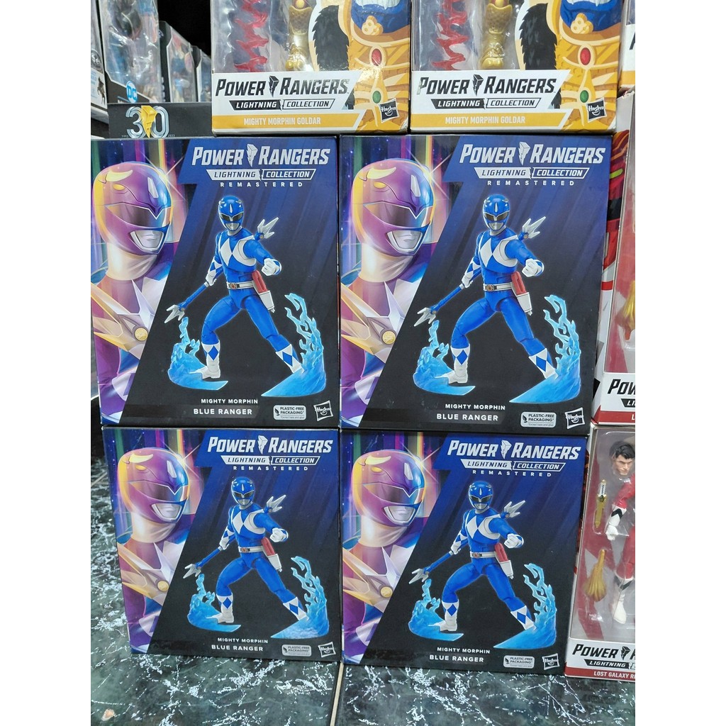 (New) Mô Hình Nhân Vật Lightning Collection Power Ranger Remastered Mighty Morphin Blue Ranger