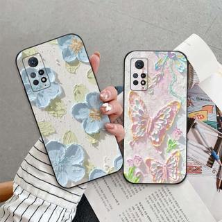 Ốp lưng Xiaomi Redmi Note 11 / Note 11S /Note 11 Pro In hình Hoa xinh dễ thương chống sốc, mềm bảo vệ camera