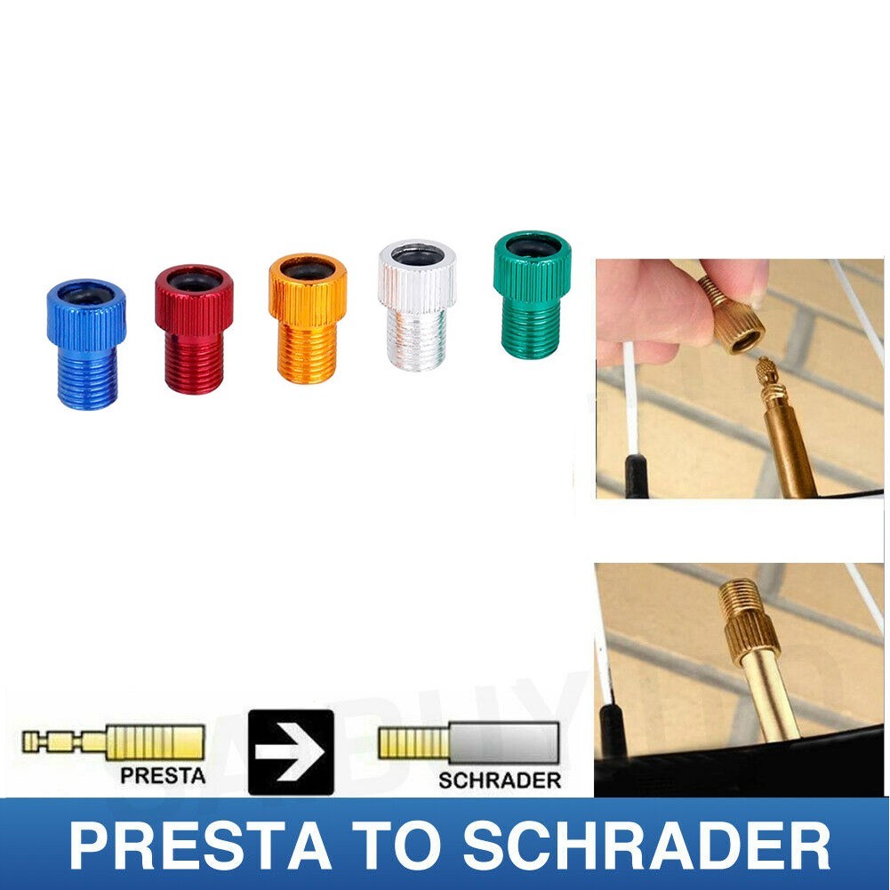 Adaptor Presta to Schrader - Van Xe Đạp Converter, 2 Chiếc