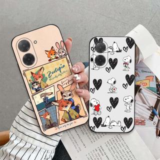 Ốp lưng Xiaomi Redmi A5 / Poco C71 In hoạt hình dễ thương chống sốc, mềm bảo vệ camera