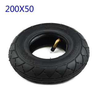 Lốp cao su & ống trong 200x50 8'', chất lượng cao, phù hợp xe tay ga điện