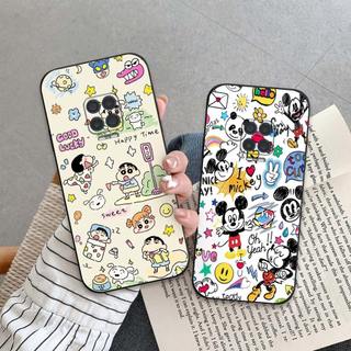 Ốp lưng Vsmart Aris / Aris Pro / Active / Live 4 In hoạt hình dễ thương chống sốc, mềm bảo vệ camera