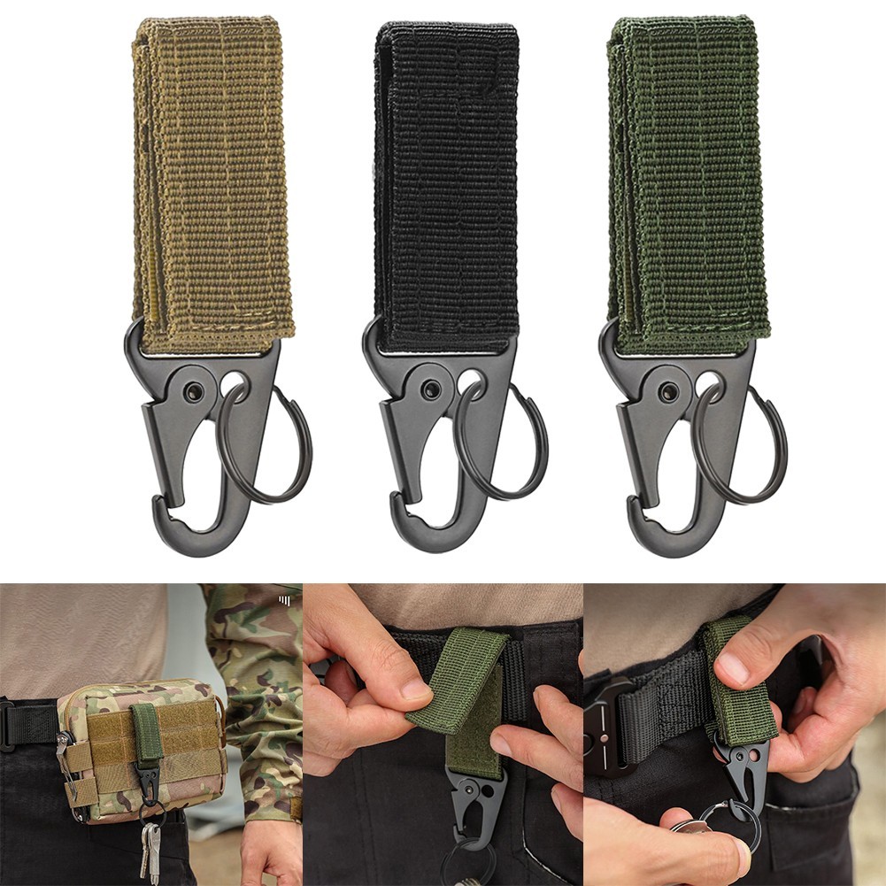 Móc chìa khóa Nylon Carabiner - Hệ thống treo đa năng phù hợp cho cắm trại