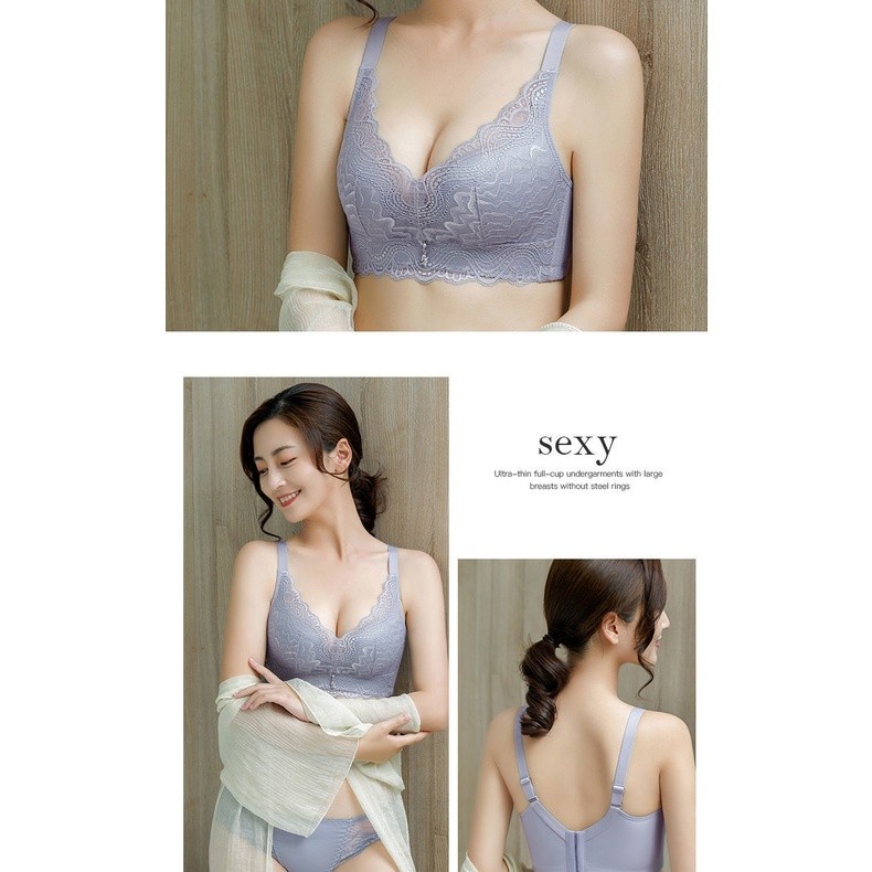 Push Up Liền Mạch Áo Ngực Cho Nữ Plus Kích Thước Áo Ngực Không Dây Tập Hợp Áo Ngực Nữ Ren Gợi Cảm Áo Ngực Nữ Quần Lót
