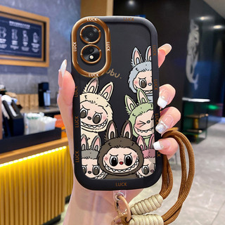 Ốp Lưng OPPO A18 A38 Case Dễ thương Thỏ Với Lanyard