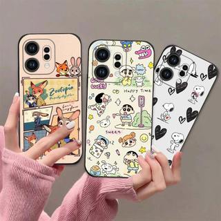 Ốp lưng Oppo Find X9 In hoạt hình dễ thương chống sốc, mềm bảo vệ camera