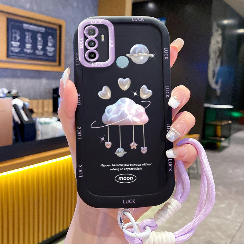 Ốp Lưng OPPO A53 2020 A33 2020 A53s A32 A11s Case Hoạt hình Với Lanyard