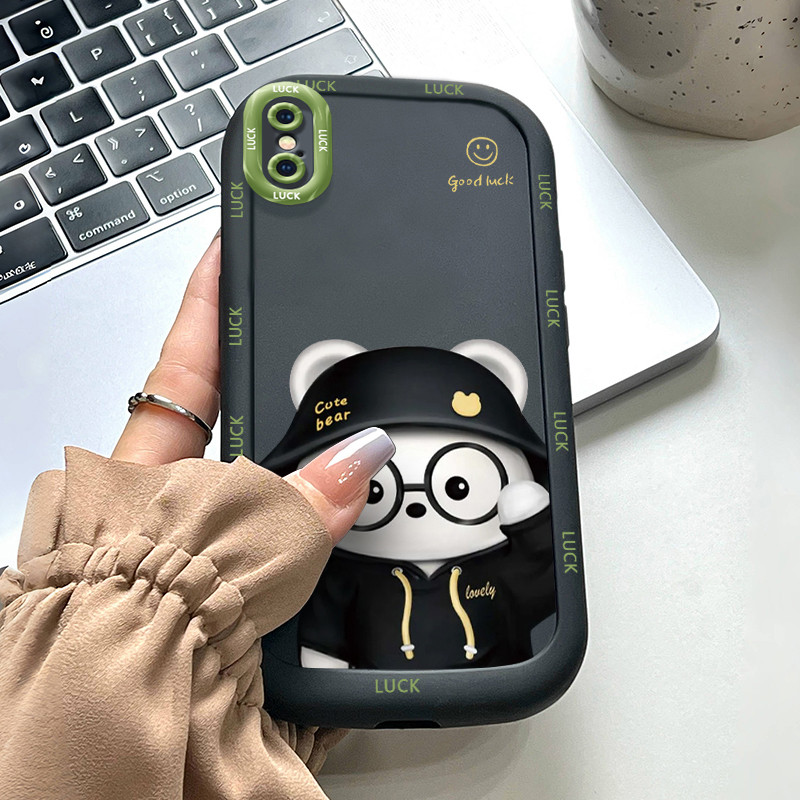Ốp Lưng iPhone X Xs Xr Xs Max 7 Plus 8 Plus Silicon Case Gấu Nhỏ Đáng yêu