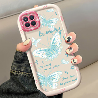 Ốp Lưng OPPO A93 2020 Reno 4F Reno4 F Reno 4 Lite F17 Pro Case Đáng yêu Vẽ Bướm nhỏ đẹp