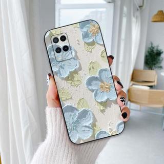 Ốp lưng Oppo A54 / A55 In hình Hoa xinh dễ thương chống sốc, mềm bảo vệ camera