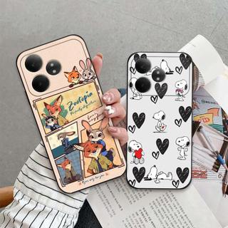 Ốp lưng Realme GT Neo 6 / Neo 6 SE In hoạt hình dễ thương chống sốc, mềm bảo vệ camera