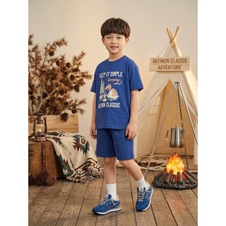 BM2603ST01 - Bộ quần áo Beemon trẻ em cổ tròn size 120-160
