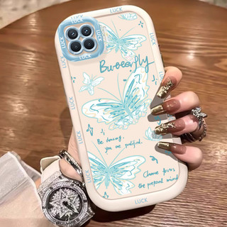 Ốp Lưng OPPO A93 2020 Reno 4F Reno4 F Reno 4 Lite F17 Pro Case Đáng yêu Vẽ Bướm nhỏ đẹp