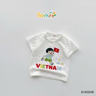 6145SHB - Áo thun Beemo yêu nước Việt Nam size 1-6y