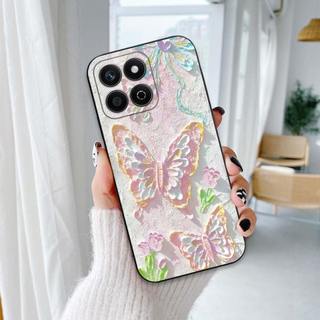 Ốp lưng Honor X7c In hình Hoa xinh dễ thương chống sốc, mềm bảo vệ camera