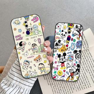 Ốp lưng Oppo F11 / F11 Pro In hoạt hình dễ thương chống sốc, mềm bảo vệ camera