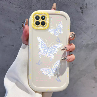 Ốp Lưng OPPO A93 2020 Reno 4F Reno4 F Reno 4 Lite F17 Pro Case Đáng yêu Vẽ Bướm nhỏ đẹp