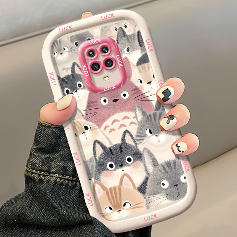 Ốp Lưng Xiaomi Redmi Note 9 Pro Note 9s Silicon Case Dễ thương Mèo Nhỏ