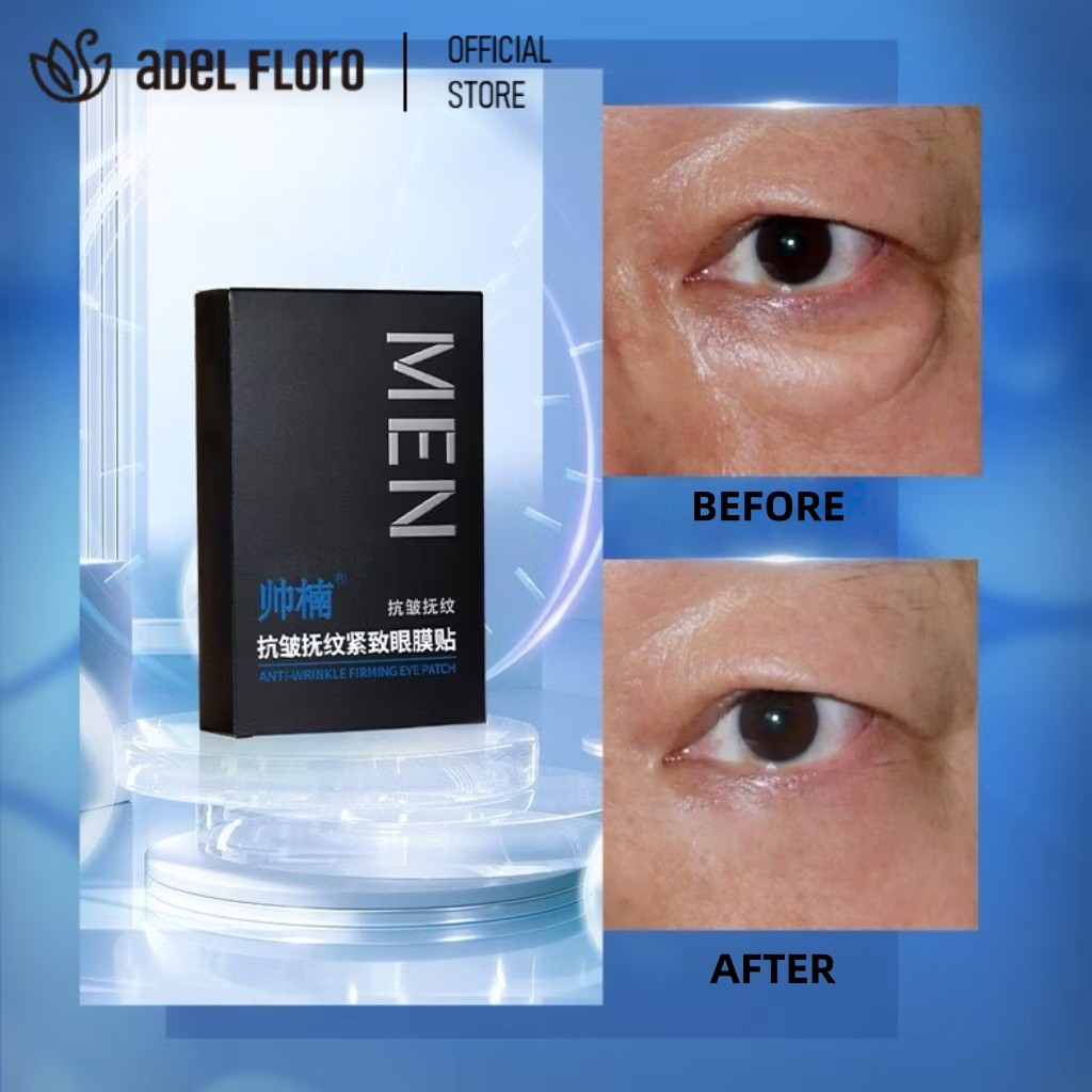 【Adel Floro &Co.】Miếng Dán Mắt - Cấp ẩm, Giảm bọng mắt, Mờ quầng thâm, Mịn nếp nhăn