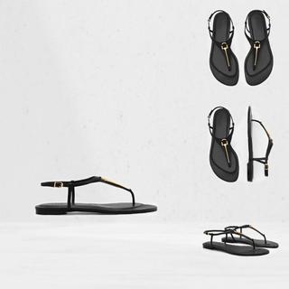 Dép PEDRO Leather T-Bar Sandals - PW1-66480123 chính hãng đủ bill