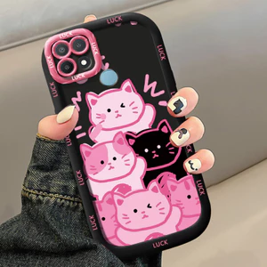 Ốp Lưng OPPO A15 A15s A35 4G Silicon Case Mèo Dễ thương