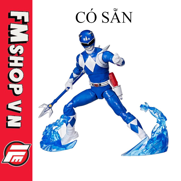 (New) Mô Hình Nhân Vật Lightning Collection Power Ranger Remastered Mighty Morphin Blue Ranger