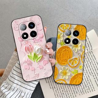 Ốp lưng Xiaomi Redmi Note 14 Pro / Pro Plus In hình Hoa xinh dễ thương chống sốc, mềm bảo vệ camera
