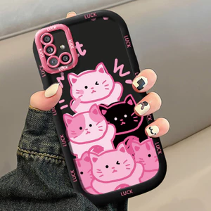 Ốp Lưng Samsung A51 M40s Silicon Case Mèo Dễ thương