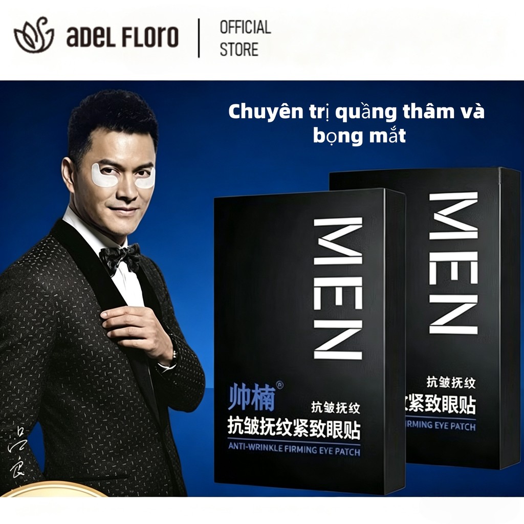 【Adel Floro &Co.】Miếng Dán Mắt - Cấp ẩm, Giảm bọng mắt, Mờ quầng thâm, Mịn nếp nhăn