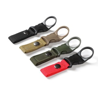 Khóa chai nước tiện lợi cho cắm trại, hanger vải nylon bền bỉ, dễ dàng móc và treo chai nước