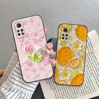 Ốp lưng Xiaomi Redmi Note 11 / Note 11S /Note 11 Pro In hình Hoa xinh dễ thương chống sốc, mềm bảo vệ camera