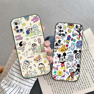 Ốp lưng Samsung A21s In hoạt hình dễ thương chống sốc, mềm bảo vệ camera