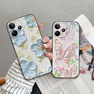 Ốp lưng Xiaomi Redmi Note 14 5G In hình Hoa xinh dễ thương chống sốc, mềm bảo vệ camera