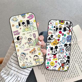 Ốp lưng Samsung S8 / S8 Plus In hoạt hình dễ thương chống sốc, mềm bảo vệ camera