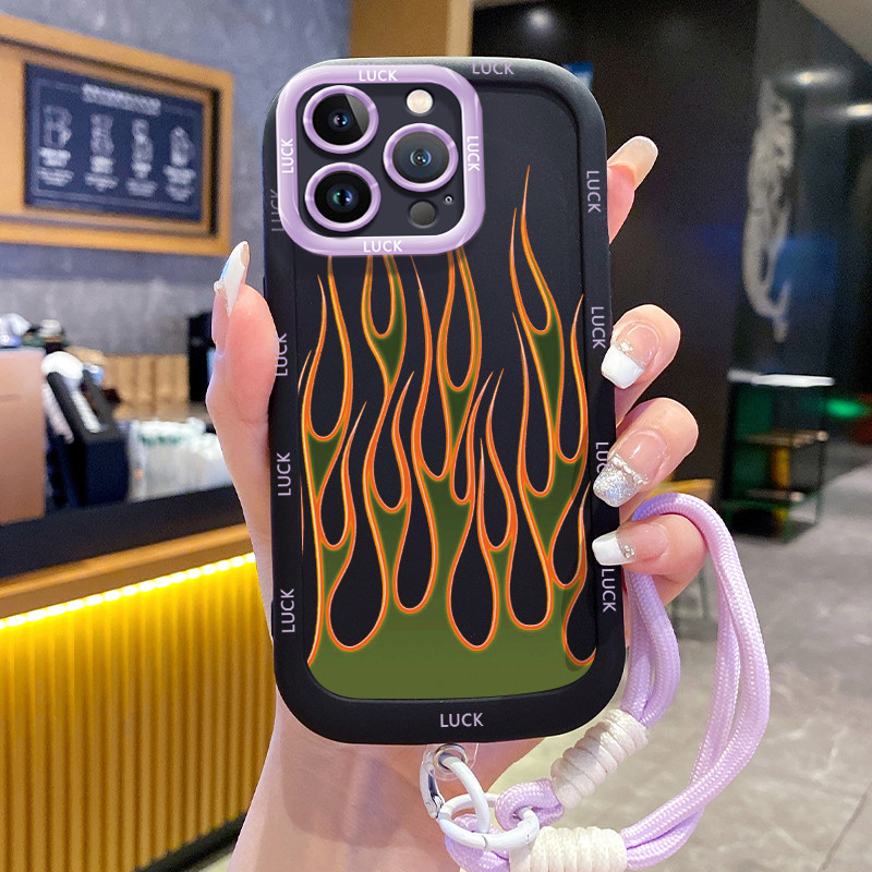 Ốp Lưng iPhone 11 11 Pro 11 Pro Max 12 12 Pro 12 Pro Max 13 13 Pro 13 Pro Max Case Thời trang Với Lanyard