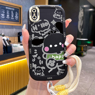 Ốp Lưng iPhone X Xs Xr Xs Max 7 Plus 8 Plus Case Động vật nhỏ Với Lanyard
