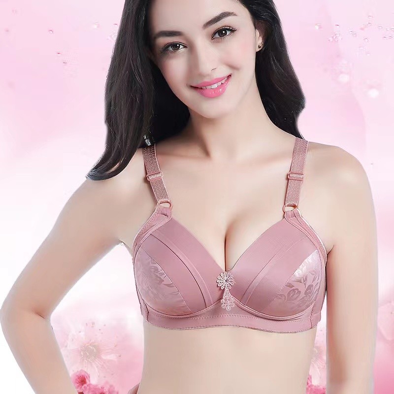 Gợi Cảm Ren Thêu Push Up Áo Ngực Nữ Plus Kích Thước Mỏng Không Dây Tập Hợp Áo Ngực Nữ Điều Chỉnh Áo Ngực