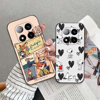 Ốp lưng Xiaomi Redmi Note 14 Pro / Pro Plus In hoạt hình dễ thương chống sốc, mềm bảo vệ camera
