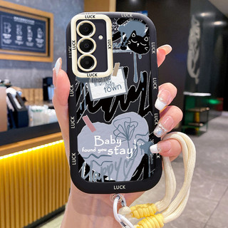 Ốp Lưng Samsung A16 4G A16 5G A15 4G A15 5G A14 5G A14 4G A24 A25 5G A34 5G A54 5G A35 5G Case Hoạt hình Với Lanyard