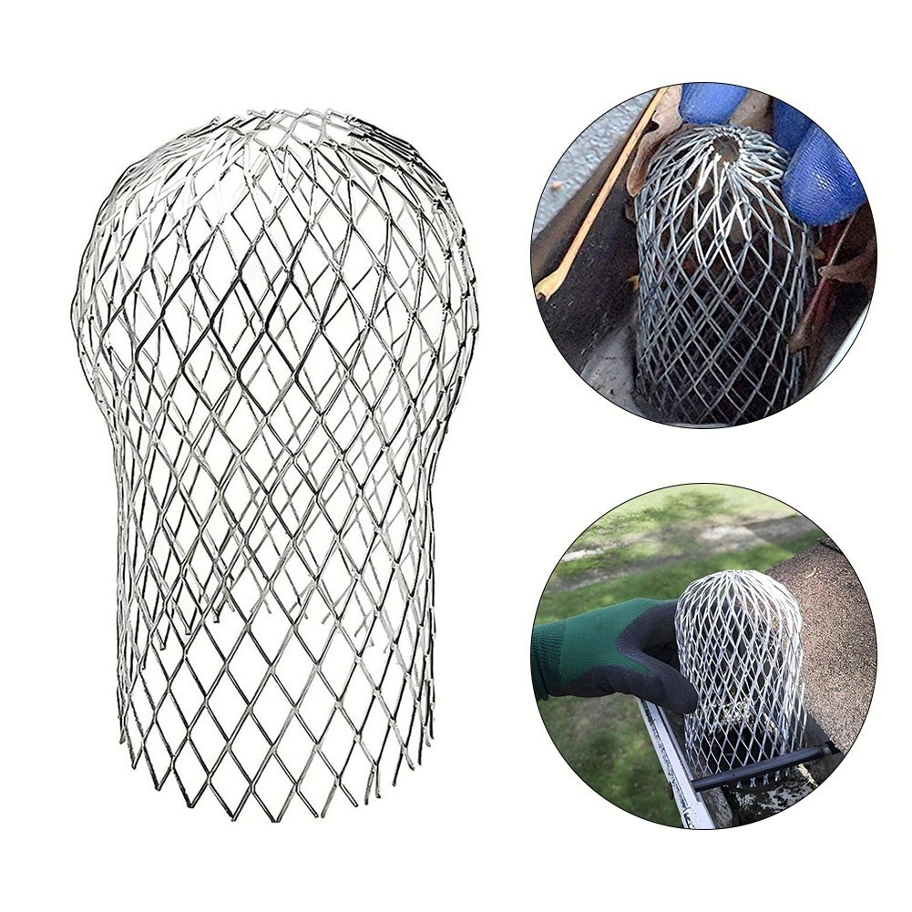 [Smellshi] Bộ lọc bảo vệ máng xối trên nóc Bộ lọc mở rộng 3INCH Ngăn chặn tắc nghẽn lá