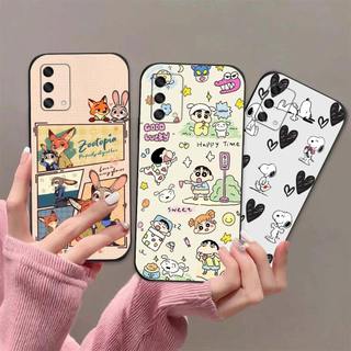 Ốp lưng Oppo A74 / A94 / A95 In hoạt hình dễ thương chống sốc, mềm bảo vệ camera