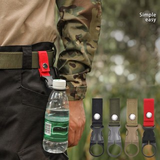 Khóa chai nước tiện lợi cho cắm trại, hanger vải nylon bền bỉ, dễ dàng móc và treo chai nước